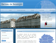 Tablet Screenshot of barreau-besancon-avocat.com